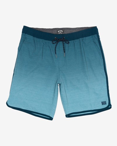 Billabong Crossfire Elastic '73 Submersible Shorts 18" Azules | WTCKOB612