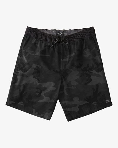 Billabong Crossfire Elastic Cintura Submersible Shorts 18" Negras Camuflaje | UWCHXK327