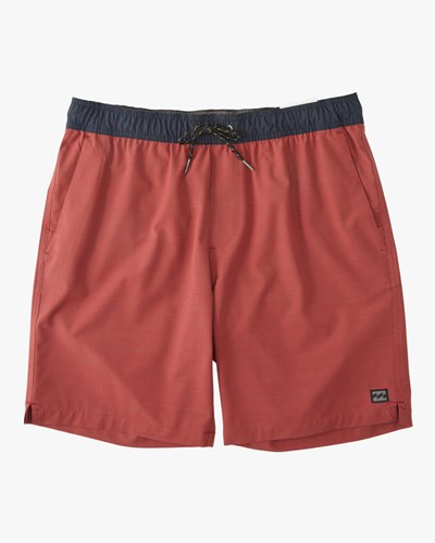 Billabong Crossfire Elastic Submersible Shorts 18" Oxblood | PMUCAX260