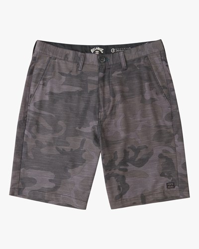 Billabong Crossfire Slub Camo Submersible Shorts 21" Negras Camuflaje | TNWELU135