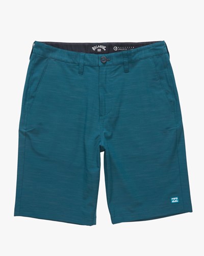 Billabong Crossfire Slub Submersible Shorts 21" Real Teal | OKQPGJ389