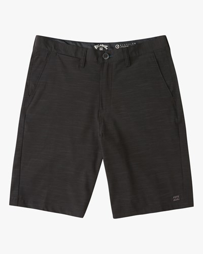 Billabong Crossfire Slub Submersible Shorts 21" Negras | UNKEFS691