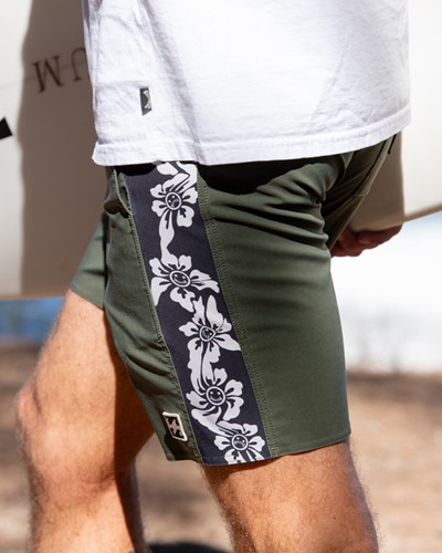 Billabong D Bah Lo Tide Boardshorts 18" Military | DROMJC860