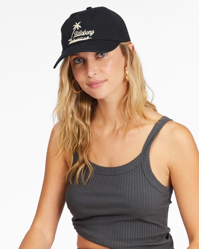 Billabong Dad Cap Strapback Hat Negras | CWHALQ502