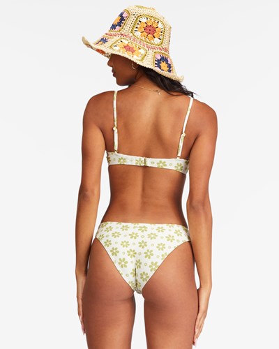 Billabong Daisy Chain Tropic Bikini Bottoms Salt Crystal | WYXRJK152