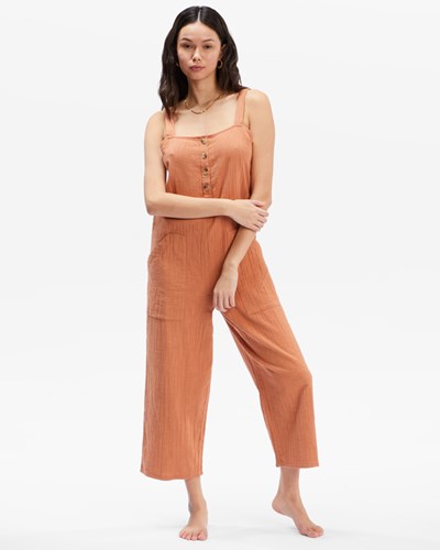 Billabong Daydream Jumpsuit Toffee | GKDMTO209