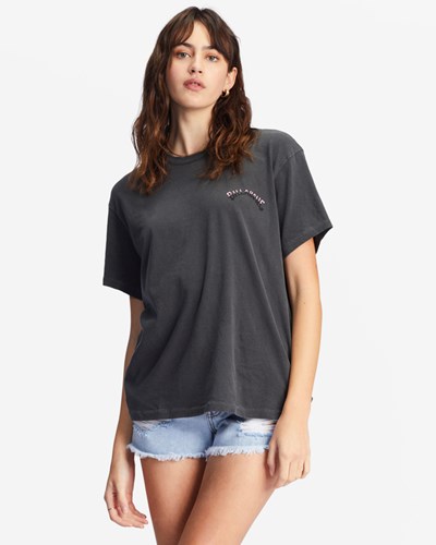 Billabong Daytripper Estampadas Boyfriend T-Shirt Negras | AYSBCX641