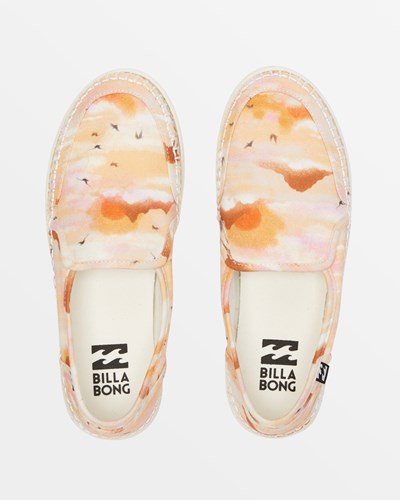 Billabong Del Sol Slip-On Shoes Buttermilk | MUPITJ231