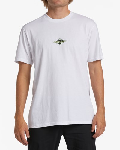 Billabong Diamond Wave Corta Sleeve T-Shirt Blancas | YJVCOD809