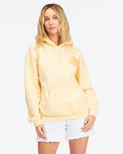 Billabong Dreaming Of You Estampadas Hoodie Buttermilk | WEYFXH695