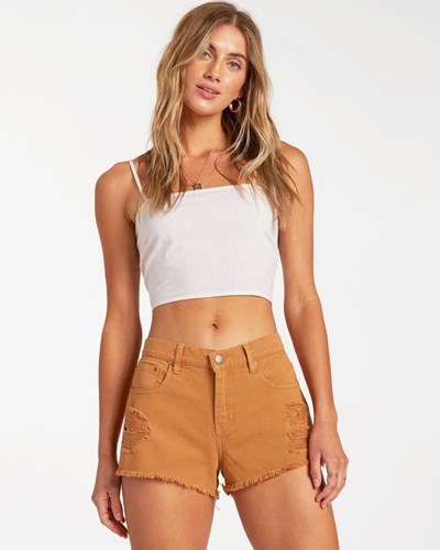 Billabong Drift Away Frayed Shorts Canyon | UCDTGN716