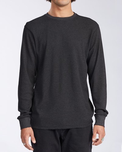 Billabong Essential Long Sleeve Thermal Negras | KMYIAP576