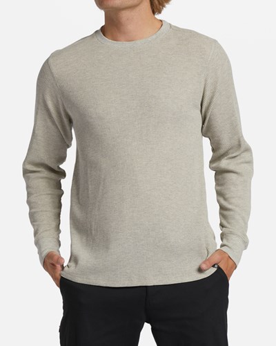 Billabong Essential Long Sleeve Thermal Gris Claro | TBGNXQ172