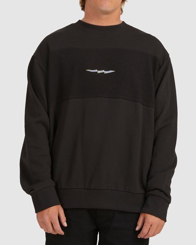 Billabong Fiddy Boss Crewneck Sweatshirt Negras | WEVTAK701