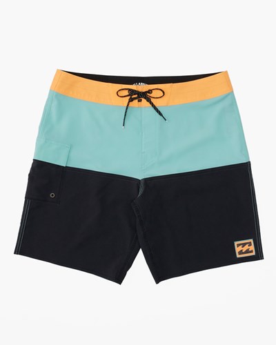 Billabong Fifty50 Panel Pro Boardshorts 19" Seaglass | GUZQSV281