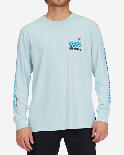 Billabong Fragment Long Sleeve T-Shirt Coastal | TPNOIA573