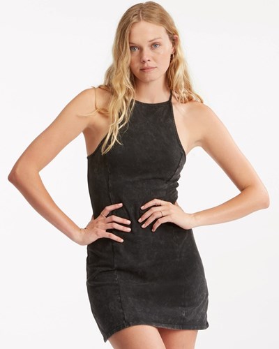 Billabong Go Easy Mini Bodycon Vestido Negras | DIRNUY598