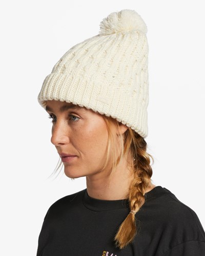 Billabong Good Vibes Beanie Fresh Powder | QXYHAS649