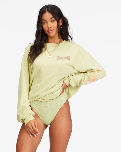 Billabong Heartbreaker Long Sleeve T-Shirt Agave | WHZOUT503