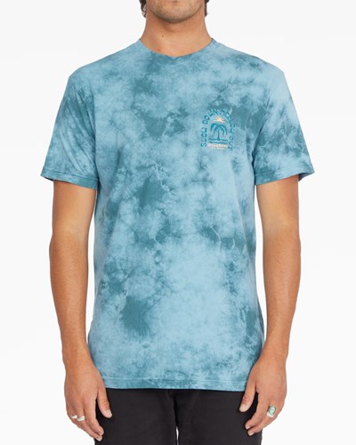 Billabong Heat Tie-Dye Corta Sleeve T-Shirt Marine | IMPSAK278