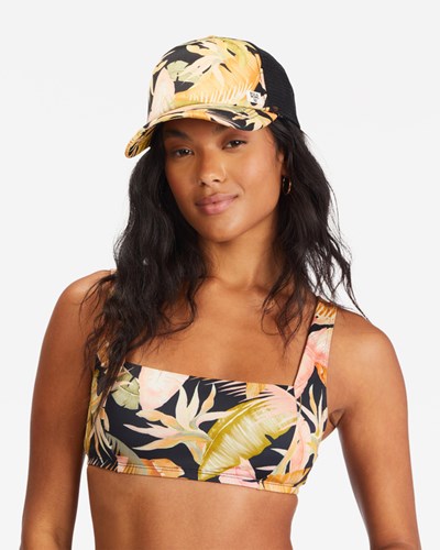 Billabong Heritage Mashup Trucker Hat Greenmist | NCFJMY168