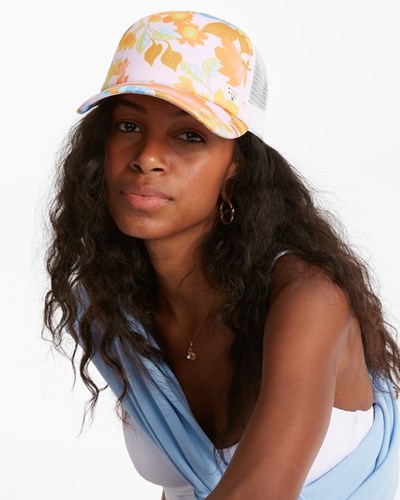 Billabong Heritage Mashup Trucker Hat Honey Dew | ZBLPQT839