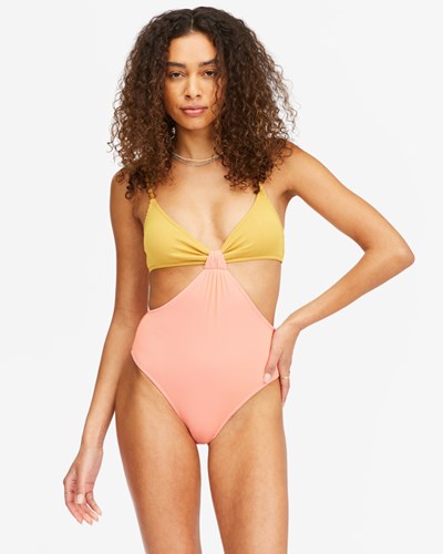 Billabong Hi Life Freya One Piece Swimsuit Sunburst | IHVWMK861