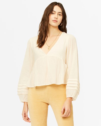 Billabong High Hopes Long Sleeve Top Blancas | FJNUCE674