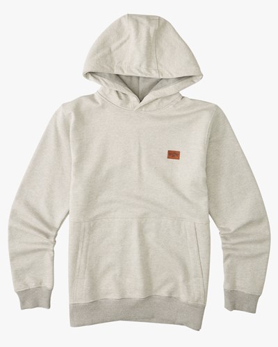 Billabong Hudson Pullover Hoodie Fog | WHOIJB487