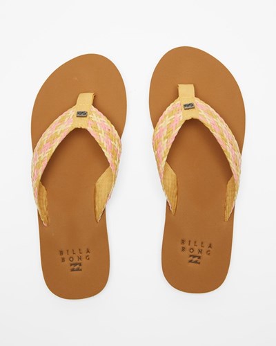 Billabong Kai Braided Sandals Golden Dream | DLEFJY306