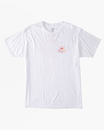 Billabong Koloa Rooster Corta Sleeve T-Shirt Blancas | OXSIEV056