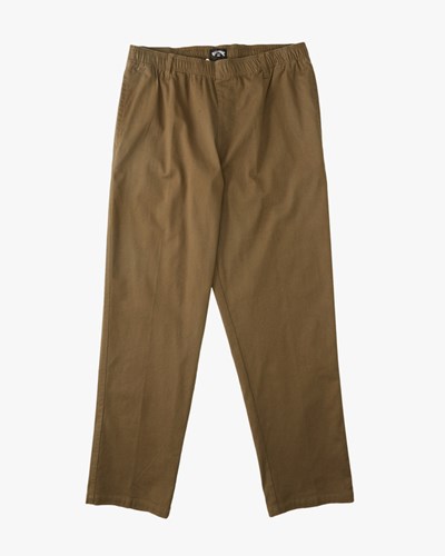 Billabong Larry Elastic Beach Pants Military | YPHMIJ081