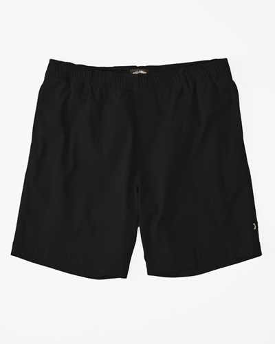 Billabong Larry Layback Shorts 16" Negras | RYCDFL193