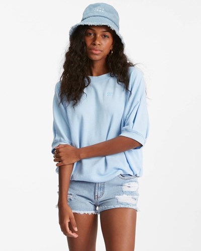 Billabong Lost Coast Pullover Sweatshirt Azules | SFDWCA270