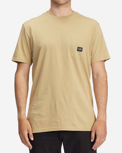 Billabong Lounge Pocket T-Shirt Sand Dune | VUNGKP430