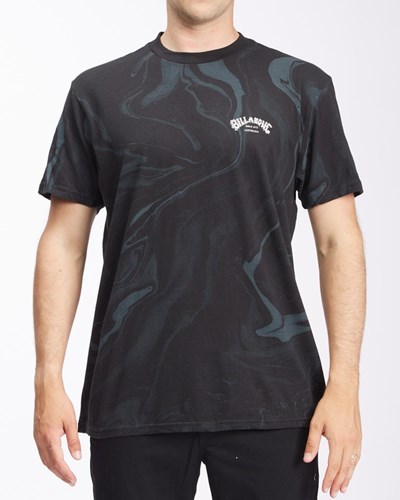 Billabong Marble Arch Corta Sleeve T-Shirt Negras | EAGQPZ190