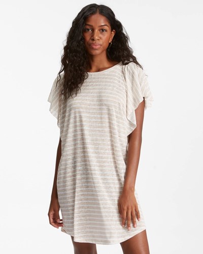 Billabong Out For Waves Cover-Up Vestido Salt Crystal 1 | KXNBAV596