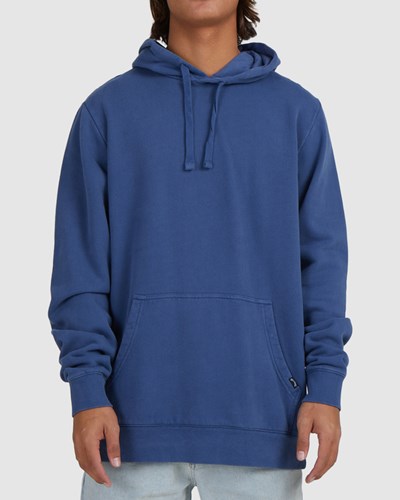 Billabong Overdyed Pop Pullover Hoodie Azules | MKGQLA132