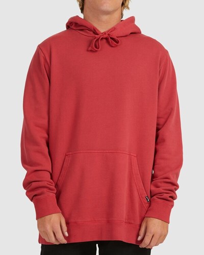 Billabong Overdyed Pop Pullover Hoodie Rojas | WOKPLA217