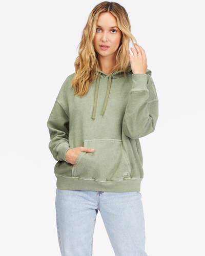 Billabong Perfect Weekend Heavyweight Pullover Hoodie Army | AFXEBR216