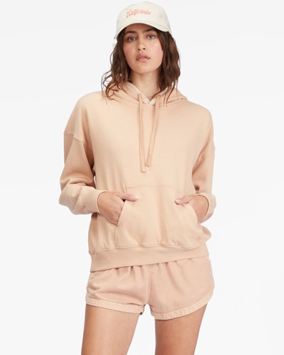 Billabong Perfect Weekend Heavyweight Pullover Hoodie Driftwood | EFOINJ785