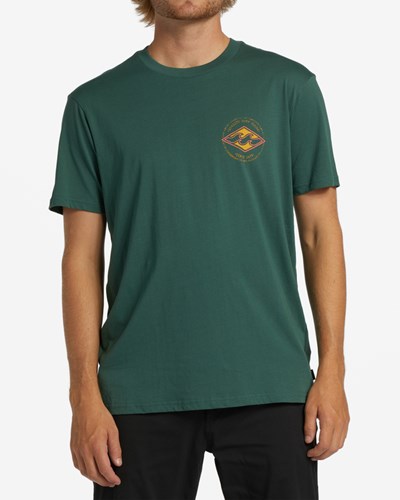 Billabong Rotor Diamond Corta Sleeve T-Shirt Cypress | GKNUOM628