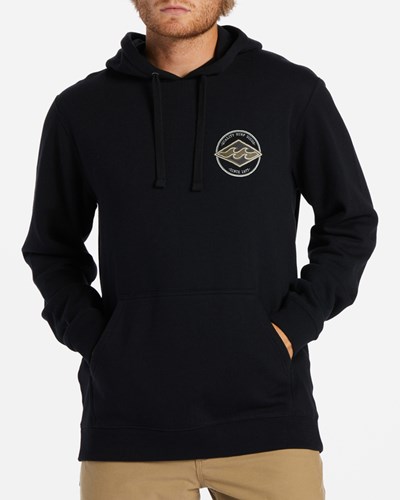 Billabong Rotor Diamond Pullover Hoodie Negras | FTYKGX780