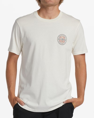 Billabong Rotor Fill Corta Sleeve T-Shirt Blancas | MQPKDU612