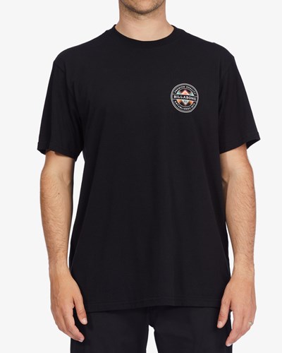 Billabong Rotor Fill Corta Sleeve T-Shirt Negras | NIGXWQ274