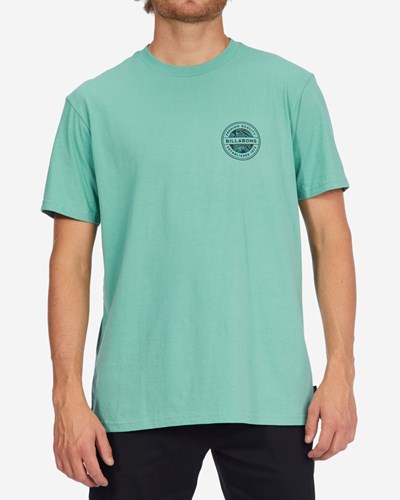 Billabong Rotor Fill Corta Sleeve T-Shirt Verde | TAOJYD786