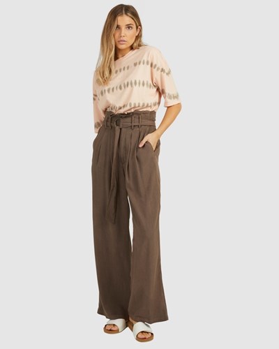 Billabong Sand Wash Directo-Leg Pants Tobacco | QXWZCI482