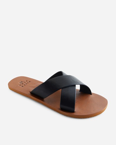 Billabong See Thru Me Single Correa Sandals Negras | GCNRQU765