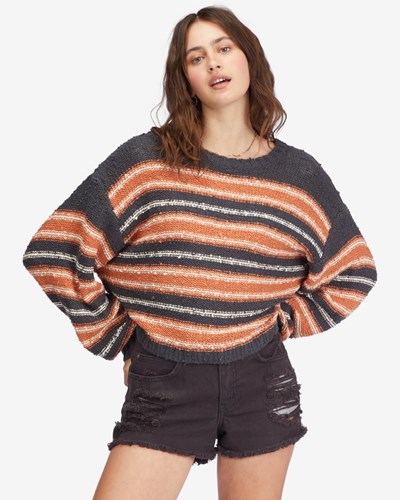 Billabong She's A Trip Crewneck Sueter Negras | TPMFYQ247