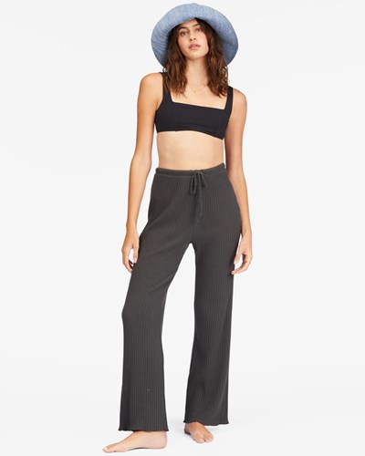 Billabong So Easy Elastic-Cintura Knit Pants Negras | JPUNOQ328